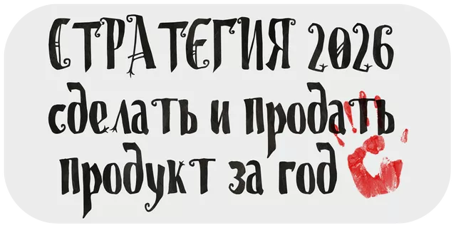 Кладбище творческих проектов. Лекция 3. Стратегия 2026: сделать и продать продукт за год